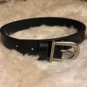 ALLSAINTS, Black Leather Belt